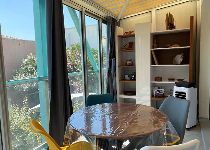 Lejlighed Agreable T2 Climatise Avec Loggia, Parking, Et Wifi A - Fr-1-553-250